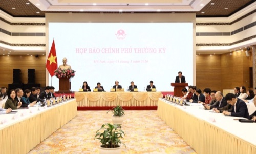 Họp báo Chính phủ thường kỳ tháng 2-2020