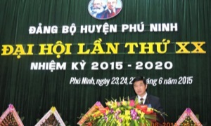 Đại hội đại biểu Đảng bộ huyện Phú Ninh (Quảng Nam) lần thứ XX, nhiệm kỳ 2015-2020 thành công tốt đẹp