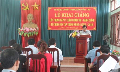 Trường Chính trị Hoàng Văn Thụ (Lạng Sơn) với công tác biên soạn giáo trình đào tạo, bồi dưỡng cán bộ