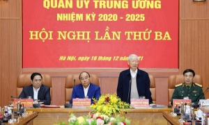 Tổng Bí thư Nguyễn Phú Trọng chủ trì Hội nghị Quân ủy Trung ương lần thứ 3