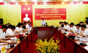 Tỉnh uỷ Hà Giang lãnh đạo nâng cao chất lượng hoạt động các cơ quan tư pháp