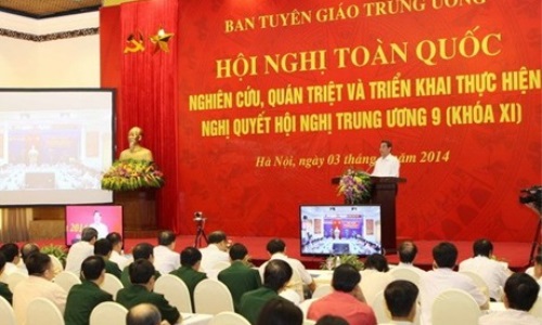 Hội nghị toàn quốc quán triệt, triển khai Nghị quyết Trung ương 9