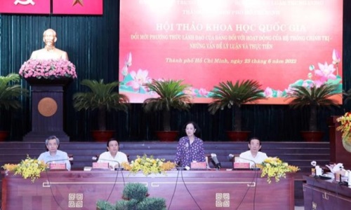 Hội thảo khoa học về đổi mới phương thức lãnh đạo của Đảng đối với hoạt động của hệ thống chính trị