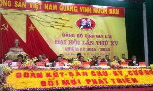 Đại hội đại biểu Đảng bộ tỉnh Gia Lai lần thứ XV, nhiệm kỳ 2015-2020