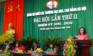 Đại hội đại biểu Đảng bộ Khối Các trường đại học, cao đẳng Hà Nội lần thứ II, nhiệm kỳ 2015-2020