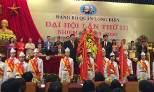 Đại hội đại biểu Đảng bộ quận Long Biên (Hà Nội) lần thứ III, nhiệm kỳ 2015-2020