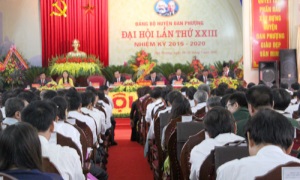 Đại hội đại biểu lần thứ XXIII Đảng bộ huyện Đan Phượng (Hà Nội), nhiệm kỳ 2015-2020