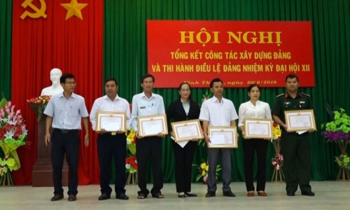 Huyện Vĩnh Thạnh (Bình Định) tập trung chuẩn bị đại hội đảng bộ các cấp